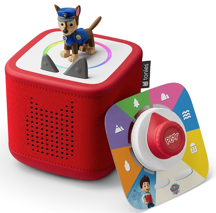 TONIES Toniebox 2 Play Set Rot Mit Controller Und Paw Patrol Chase 1 TONIES Toniebox 2 Play Set Rot Mit Controller Und Paw Patrol Chase